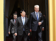 Vietnamese President holds talks with Lithuanian counterpart